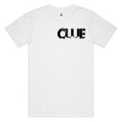 Clue Logo (Black) White tee