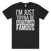 Clue Australian Famous Black tee