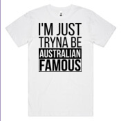 Clue Australian Famous White tee