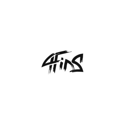 4Fins Logo (Black)